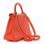 Togo Kelly Retourne 25 Orange Poppy