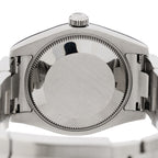 Stainless Steel 31mm Oyster Perpetual Datejust Watch Black Roman 178240