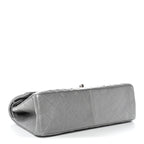 Metallic Aged Calfskin Quilted 2.55 Reissue 226 Flap Silver