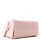 Caviar Quilted Small Chanel 25 Handbag Light Pink