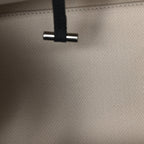 Grained Calfskin Soft Margaux 10 Bag Black