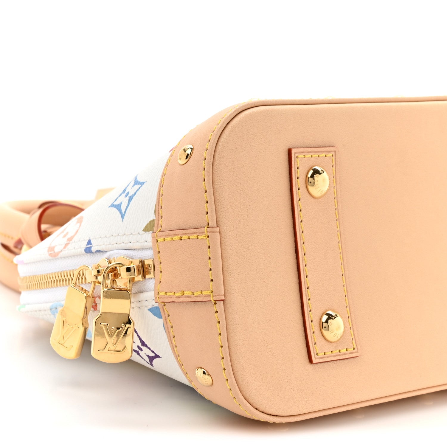 LV x TM Monogram Multicolor Alma BB White