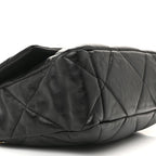Lambskin Quilted Large Chanel 19 Flap Black