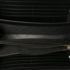 Calfskin Matelasse GG Marmont Chain Wallet Black