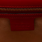 Guccissima Medium Padlock Shoulder Bag Hibiscus Red