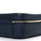 Caviar Quilted Medium CC Filigree Vanity Case Navy