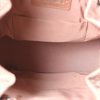 Aged Calfskin Quilted Small Gabrielle Backpack Pink