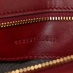 Calfskin Matelasse Small GG Marmont Shoulder Bag Ancora Red