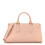 Calfskin OnTheGo East West Pearl Pink