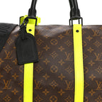 Monogram Macassar Keepall Bandouliere 50 Florescent Yellow