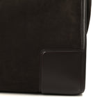 Suede Calfskin Large Amazona 180 Dark Chestnut