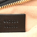 Monogram Matelasse Diagonal Small GG Marmont Chain Shoulder Bag Beige Black