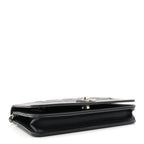 Caviar Quilted Vintage Mademoiselle Wallet On Chain WOC Black