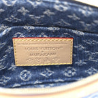 LV X TM Monogram Denim Cerises Pochette Accessories Blue