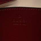 Calfskin Matelasse Small GG Marmont Shoulder Bag  Rosso Ancora