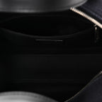Mixed Fibers Small Deauville Bowling Bag Navy Blue