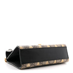 GG Supreme Monogram Bees Small Padlock Shoulder Bag Black