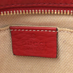 Pebbled Calfskin Small Soho Disco Bag Vibrant Red