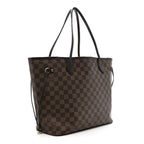 Damier Ebene Neo Neverfull MM Rose Ballerine