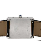 Stainless Steel Calfskin 27mm Tank Solo Quartz Watch