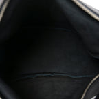 Grained Calfskin Large Slouchy Banana Bag Black