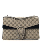 GG Supreme Monogram Small Dionysus Shoulder Bag Black
