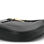 Grained Calfskin Web Medium Jackie 1961 Hobo Black