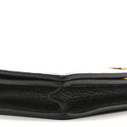 Dollar Calfskin Mini GG Marmont Chain Wallet Black