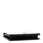 Calfskin Mini GG Marmont Chain Wallet Black