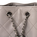 Caviar Quilted Mini Chanel 25 Handbag Dark Grey