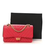 Sheepskin Chevron Quilted 2.55 Reissue 225 Flap Dark Pink