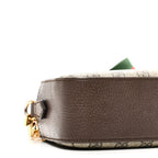 GG Supreme Monogram Web Neo Vintage Shoulder Bag Beige New Acero Crop