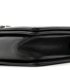 Caviar Quilted Medium Boy Flap Black