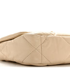 Lambskin Quilted Medium Chanel 19 Flap Beige