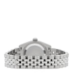 Stainless Steel 18K White Gold Diamond 26mm Oyster Perpetual Datejust Watch Black 179174