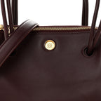 Supple Calfskin Small Madrid Bag Dark Burgundy