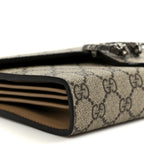 GG Supreme Monogram Mini Dionysus Chain Wallet Beige Taupe