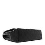 Caviar Quilted Maxi Double Flap Black