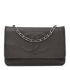 Caviar Timeless CC Wallet on Chain WOC Grey