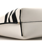 Calfskin Mushroom T Pouch Bag White