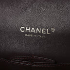Caviar Quilted Maxi Double Flap Black
