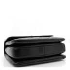 Lambskin Quilted Small Trendy CC Dual Handle Flap Bag Black
