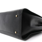 Caviar Small Studded Deauville Tote Black