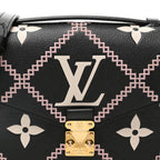 Empreinte Monogram Giant Broderies Pochette Metis Black