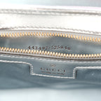 Iridescent Nappa Chevron Matelasse Small GG Marmont Shoulder Bag Iridescent Snow Light Blue