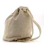 Canvas Large Deauville Backpack Light Beige