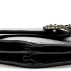 Pebbled Calfskin Small Dionysus Shoulder Bag Black