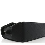 Lambskin Quilted Mini Rectangular Flap Black