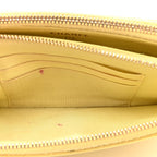 Caviar Quilted CC Filigree Clutch With Chain Yellow