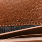 Cellarius Calfskin GG Marmont Chain Wallet Nut Brown